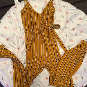 Mustard jumpsuit large